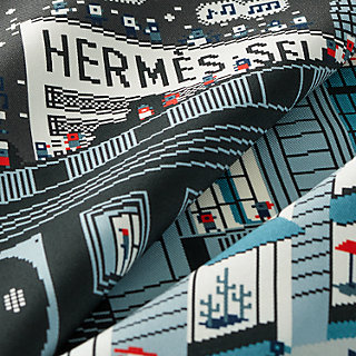 Faubourg Party pocket square 45 | Hermès USA